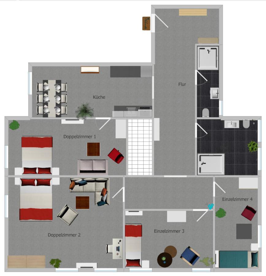 Elisabett Erfurt - Apartment Elisa - 4 Schlafzimmer Und 2 Baeder, Bis 6 Personen מראה חיצוני תמונה